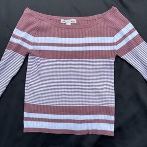 Pink/White Sweater
